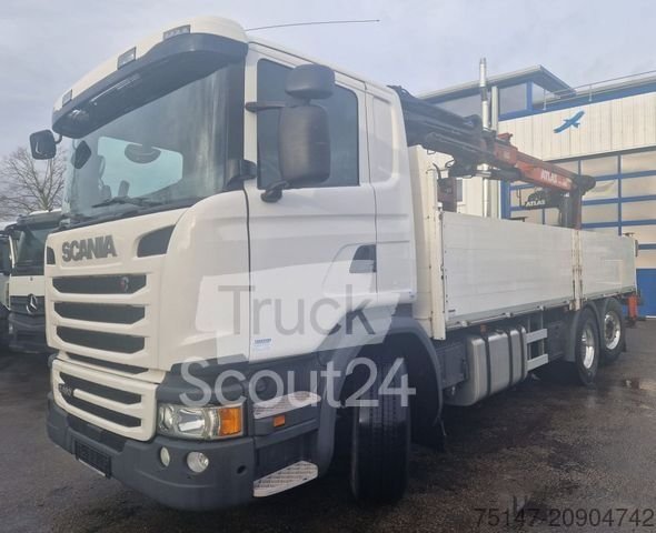 LKW mit Pritsche (offen) SCANIA G 490 LB6x2*4HNB Lift-Lenk Baustoff Kran Atlas gebraucht