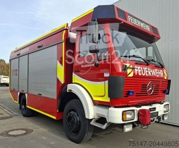 LKW mit Kofferaufbau MERCEDES-BENZ NG 1225 AF 4x4 Allrad Feuerwehr RW2 Generator 12 gebraucht