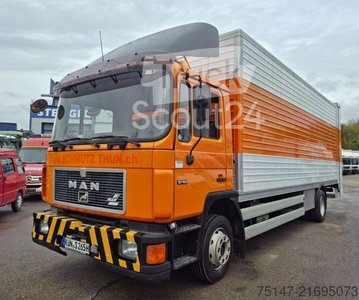 LKW mit Kofferaufbau MAN 12.192 Oldtimer 3-Sitzer Hebebühne bis 3,45 m gebraucht