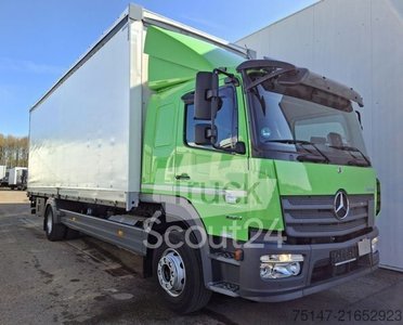LKW mit Pritsche & Plane MERCEDES-BENZ 1624 L Atego 1 Liege Schiebeplane LBW Edscha AHK gebraucht