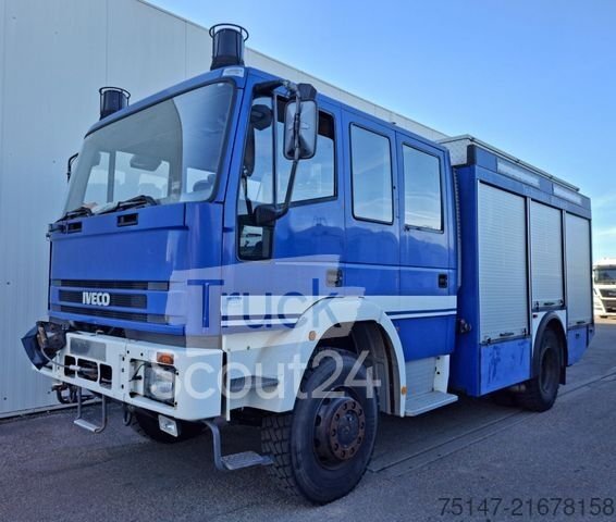 LKW mit Kofferaufbau IVECO FF135E24W 4x4 Allrad THW GKW Seilwinde 9-Sitzer gebraucht