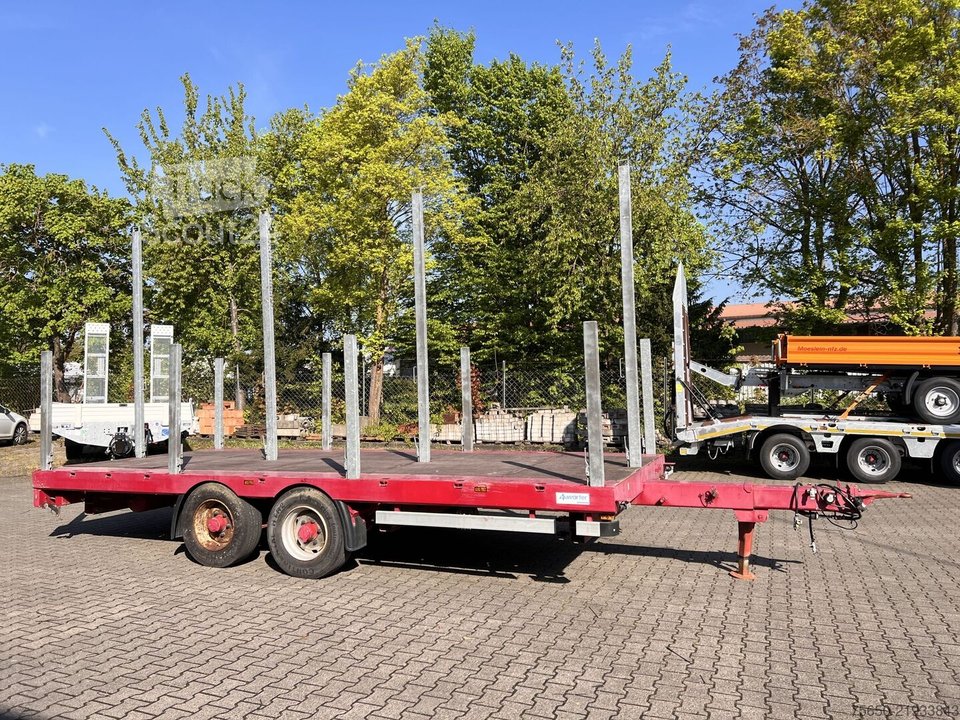 Anhänger mit offener Pritsche Auwaerter X-LTL110  Tandempritsche, ausziehbar gebraucht