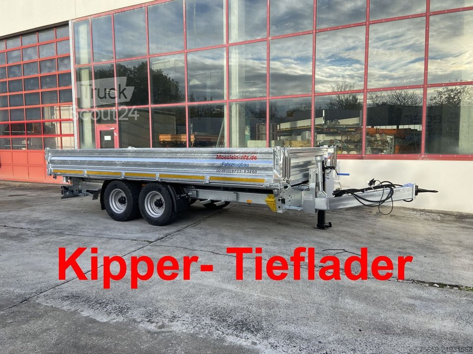 Kippanhänger Möslein TTD 11 Breite Reifen  Kipper Tieflader, Breite Reifen-- Neufahrzeug -- neu