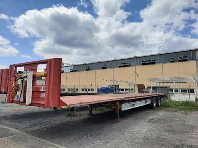 Auflieger mit offener Pritsche FLIEGL SZS 270 Mega Plateau Auflieger gebraucht