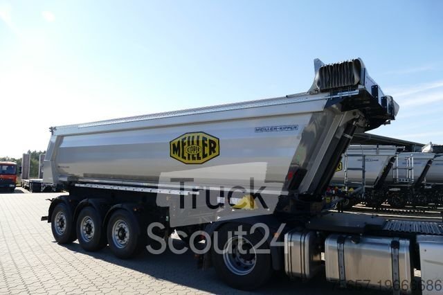 Kipper Auflieger MEILLER 3-achs, 25m  , Stahlmulde, hohes Fahrgestell neu