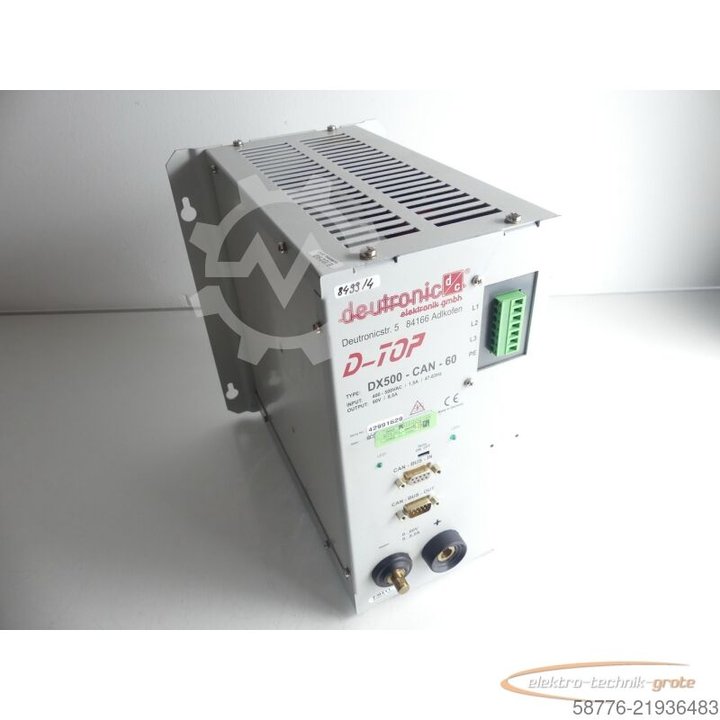 Deutronic D-Top DX500-CAN-60 блок живлення: 1 СН: 42991529
