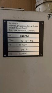 CNC lathe SPINNER TC46MC