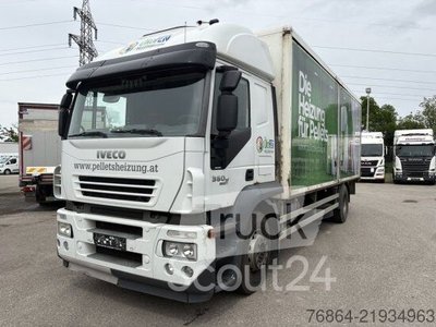 LKW mit Kofferaufbau IVECO STRALIS AD,KOFFER MIT SCHIEBETüR, LBW AUTOMATIK, E5 gebraucht