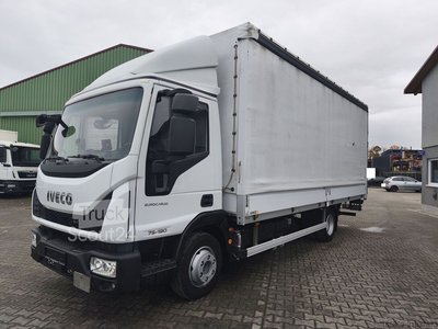 Schiebeplane IVECO Eurocargo 75-190 Plane Euro 6 3-Sitzer LBW (32) gebraucht