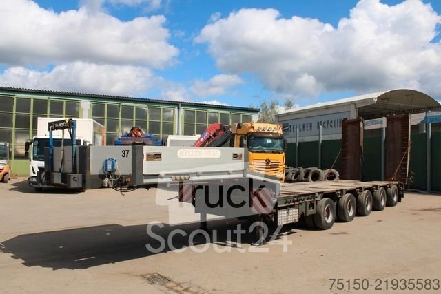 Tieflader-Sattelauflieger GOLDHOFER Semi TELESKOP hydraulisch gefedert Nr.: 628 gebraucht