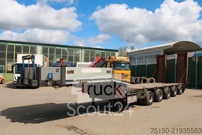 Tieflader-Sattelauflieger GOLDHOFER Semi TELESKOP hydraulisch gefedert Nr.: 628 gebraucht