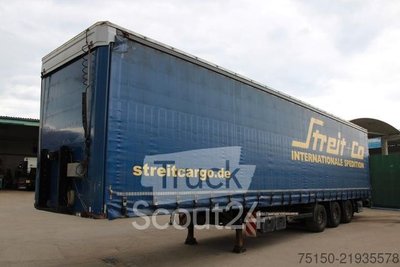 Auflieger mit Pritsche & Plane KÖGEL SN 24 - Tautliner MEGA - SAF - Nr.: 369 gebraucht