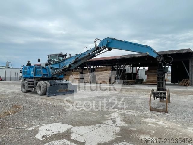 Mobilbagger TEREX FUCHS MHL364E Umschlagbagger HGT Greifer 1,25 m  gebraucht