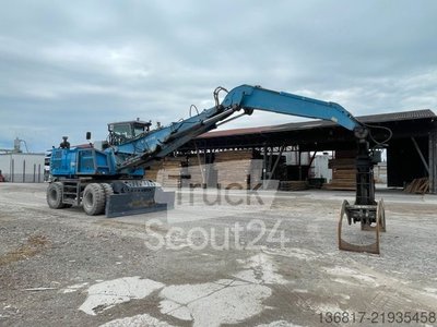 Mobilbagger TEREX FUCHS MHL364E Umschlagbagger HGT Greifer 1,25 m  gebraucht