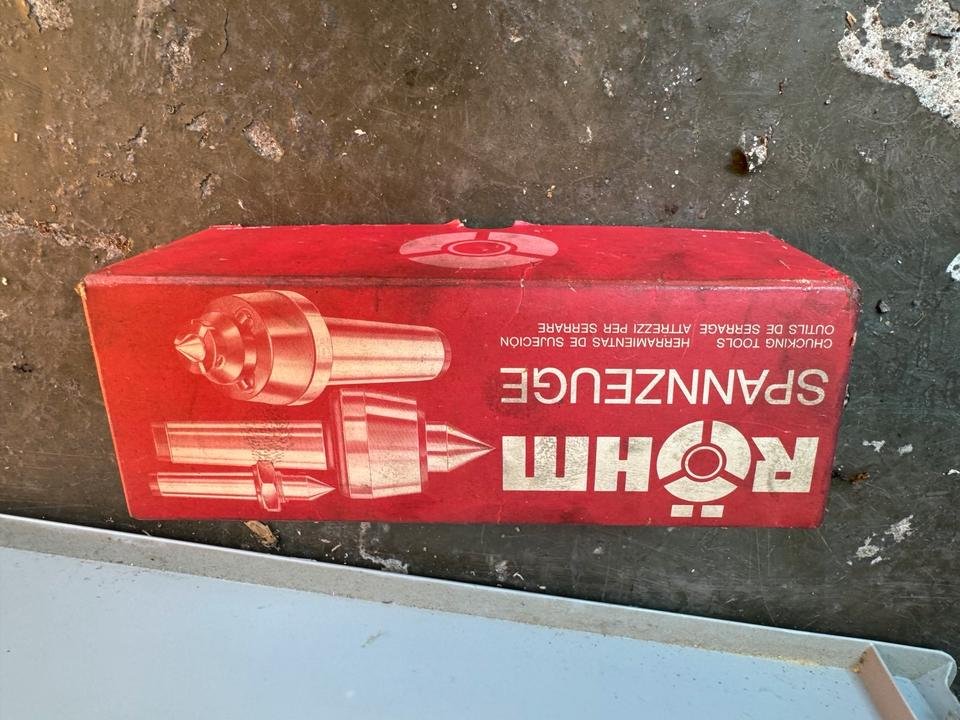 Röhm K172 B Mitlaufender Zentrierkegel Zentrierspitze Drehmaschin