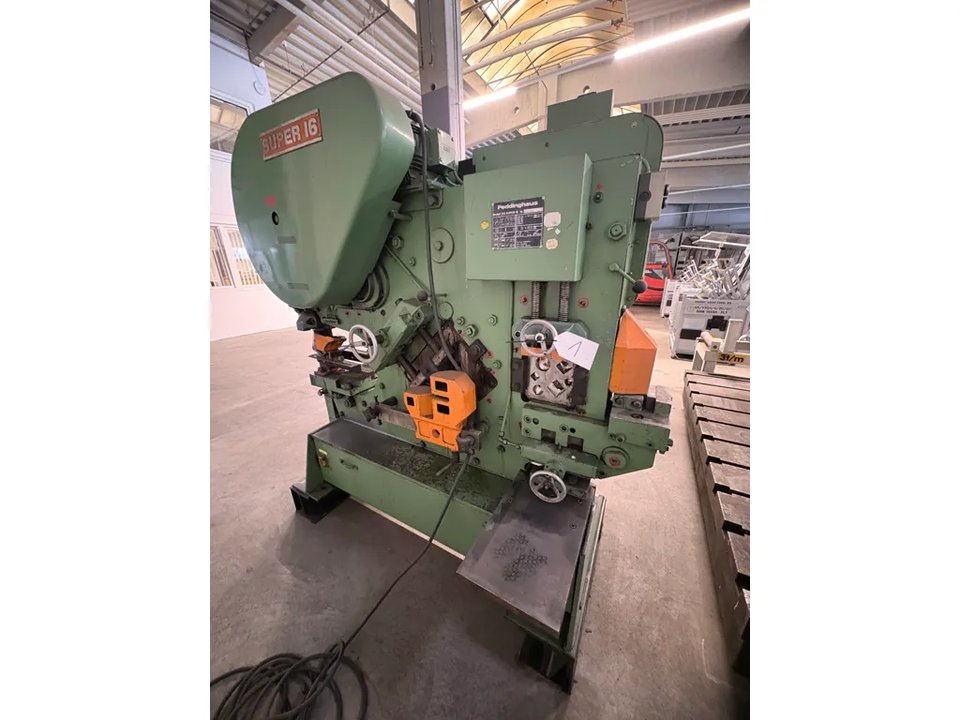 PEDDINGHAUS MODELL 210 SUPER 16 Kombinierte hydraulische Profilstahlschere