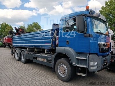 Dreiseitenkipper LKW MAN TGS 26:480 6x4 EURO5 ATLAS 240.2E-A4 3-S-Kipper gebraucht