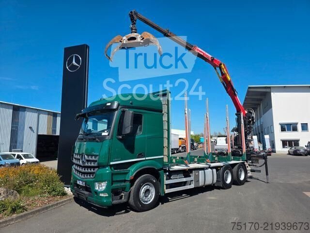 Holztransporter Mercedes-Benz Arocs 2651 L 6x4 Granab TZ12.2 (9,3) gebraucht