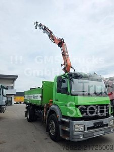 Dreiseitenkipper LKW MERCEDES-BENZ Axor 1829 / E5 / ALU Kipper / Atlas Kran gebraucht