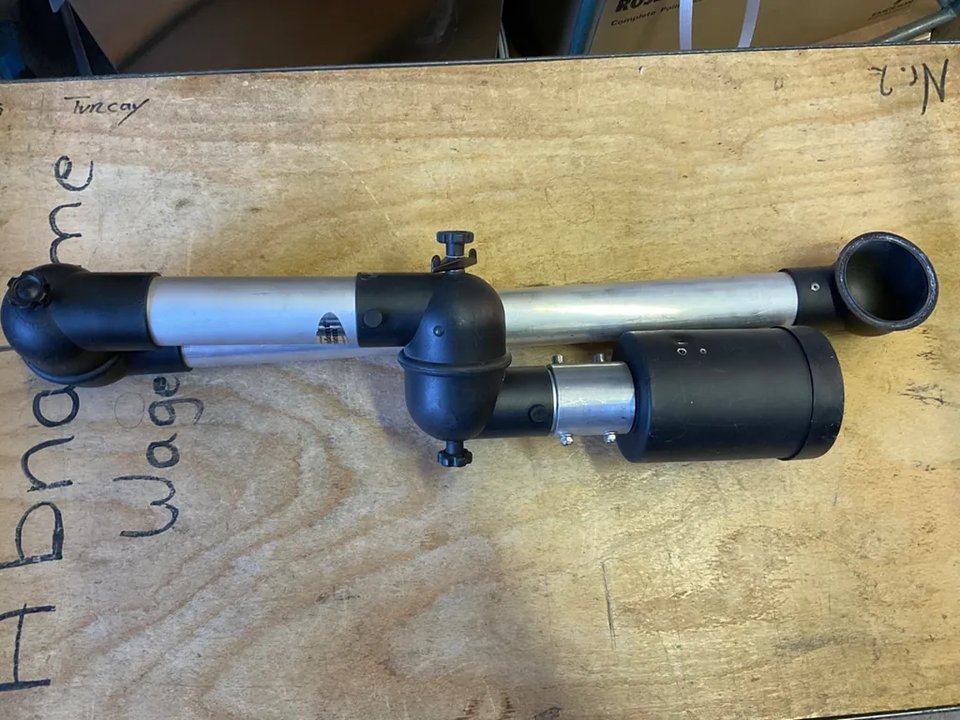 Absaugarm D50 mit Schalldämpfer - Alsident