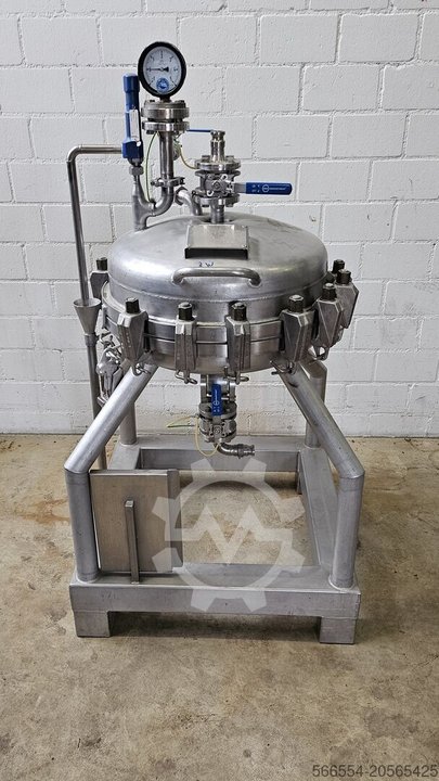 Bollazi & Co AG Edelstahl Druckfilter Nutsche Ø 600 mm
