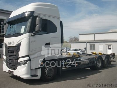 Wechselfahrgestell LKW Iveco S-Way AS 260 S 49 Y/FS BDF 7,82 2x AHK gebraucht