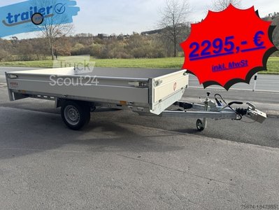 Anhänger mit offener Pritsche Henra Hochlader 1,35t. - Sonderpreis neu