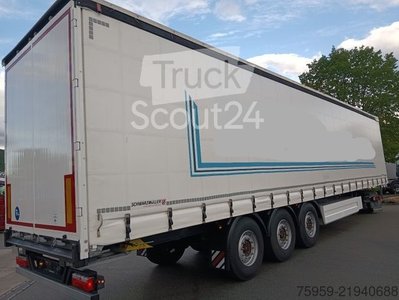 Auflieger mit Pritsche & Plane SCHWARZMÜLLER 3-A Curtainsider SAF Pal-Kiste CodeXL NEUZUSTAND gebraucht