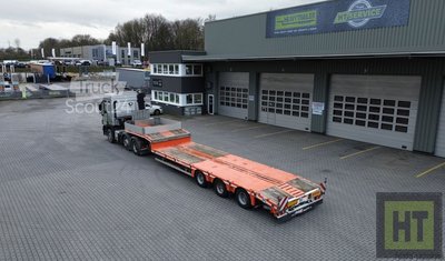 Tieflader-Sattelauflieger Faymonville MAX Trailer 3-Achs-Tele-Semi-nachlaufg. gebraucht