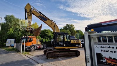 Kettenbagger CAT 324 D Deutsche Maschine | Schnellwechsler | Löffel | Hammerhydraulik | 8016h original gebraucht