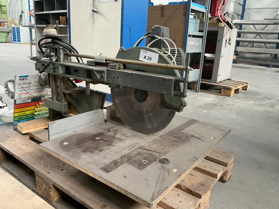 1996 Graule ZS 135 N longitudinal and miter circular saw