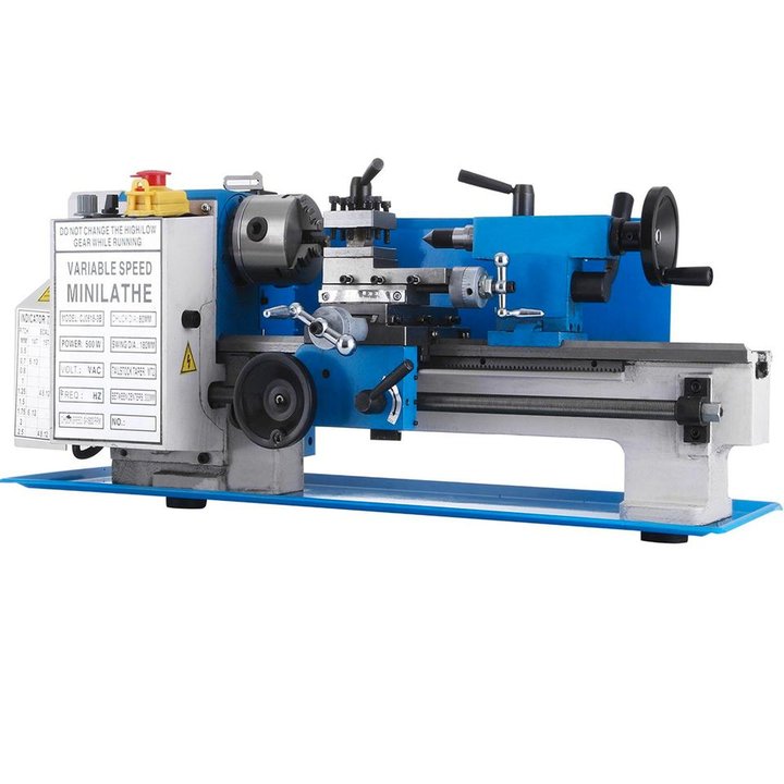 Mini Metalldrehmaschine Tischdrehmaschine Gewindeschneiden