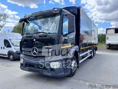 LKW mit Getränkeaufbau MERCEDES-BENZ Antos 3-Achser MB 2533 mit Geränkekoffer und LBW gebraucht