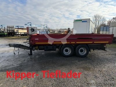  TK14  14,4 t Tandemkipper- Tieflader Breitbereifung