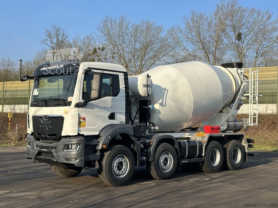 Змішувач MAN TGS 35.480 MAN TGS 35.480 8x4 EuromixMTP EM 9 L новий