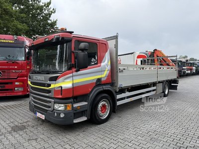 LKW mit Pritsche (offen) Scania P410 4X2 Palfinger PK 13001 gebraucht