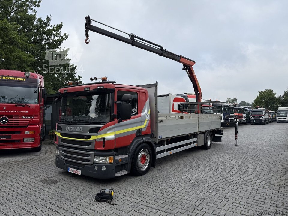 Autokran Scania P410 4X2 Palfinger PK 13001 použitý
