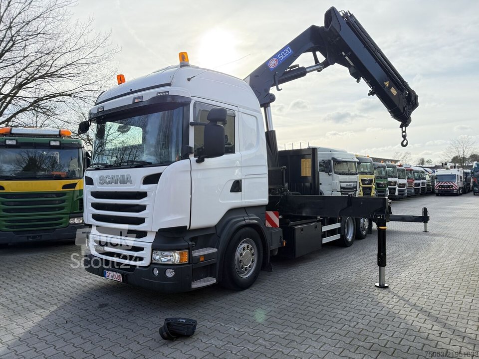 Autokran Scania R440 6X2 * 4 Použitý jeřáb HMF 5020 K5