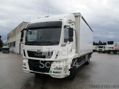LKW mit Pritsche & Plane MAN TGM 18.320, LBW, Luft-Luft, TÜV 04/2026 gebraucht