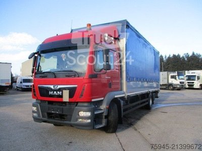 LKW mit Pritsche & Plane MAN TGM 18.320, LBW BÄR, TÜV bis 04/2027 gebraucht