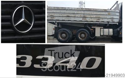 Kipper LKW MERCEDES-BENZ 3340/ACTROS/GESTEINSKIPPER/BORDMATIK/TÜV gebraucht