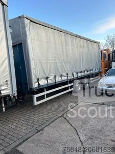 Anhänger mit Pritsche & Plane  2 x CBV Blumhardt-10 tonner-Ladefl. 8,4m-Blattg. gebraucht