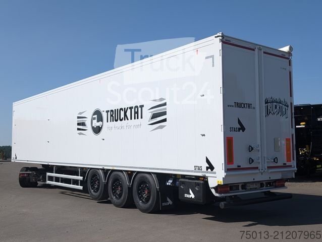 Auflieger mit Walkingfloor STAS 91 cbm, Cargofloor 10 mm, Liftachse, LENKACHSE gebraucht