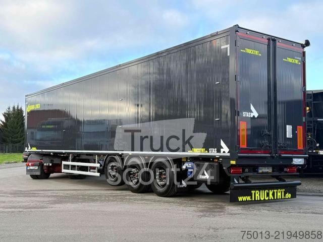semi-trailers with walking float STAS 88 cbm, Cargofloor 10 mm, Lift axis, OptiTurn used