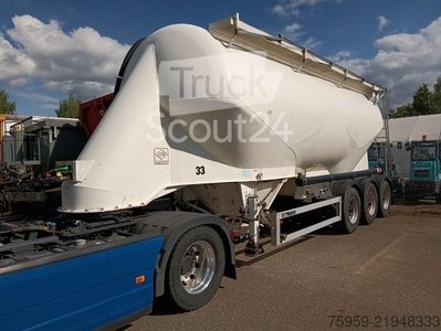 Siloauflieger FELDBINDER EUT 37.3 BPW Disc ALCOA 4,4t 2Kammer TÜV neu gebraucht