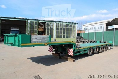 Tieflader-Sattelauflieger BROSHUIS Semi Tieflader 5 Achser SAF  TELESKOP - Nr.: 036 gebraucht