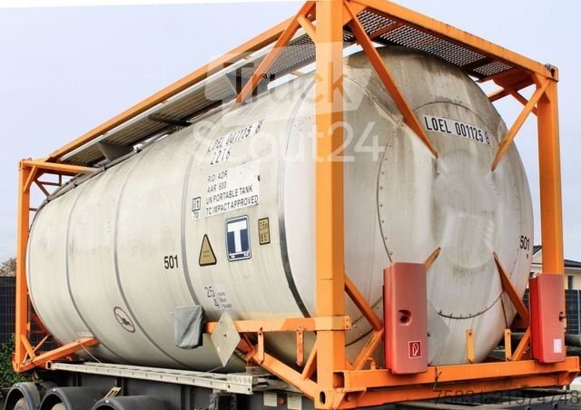 Polo-přívěs Nantong CIMC 25m Použitý kontejner na nádrže + ADR / GGVS / B3