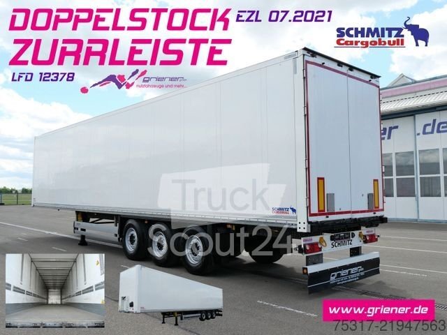 SCHMITZ CARGOBULL SKO 24 / DOPPELSTOCK / ZURRLEIST / 2700 mm TOP