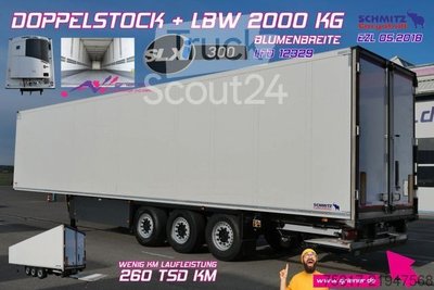 Kühlauflieger SCHMITZ CARGOBULL SKO 24/TK SLX i 300/DOPPELSTOCK /BLUMEN/LBW 2000 gebraucht