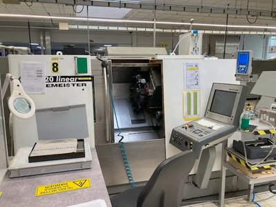 DMG GILDEMEISTER CTX 320 LINEARE CNC soustruh s motorovými nástroji a osami C a Y
